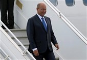 اعلام زمان سفر برهم صالح به قطر