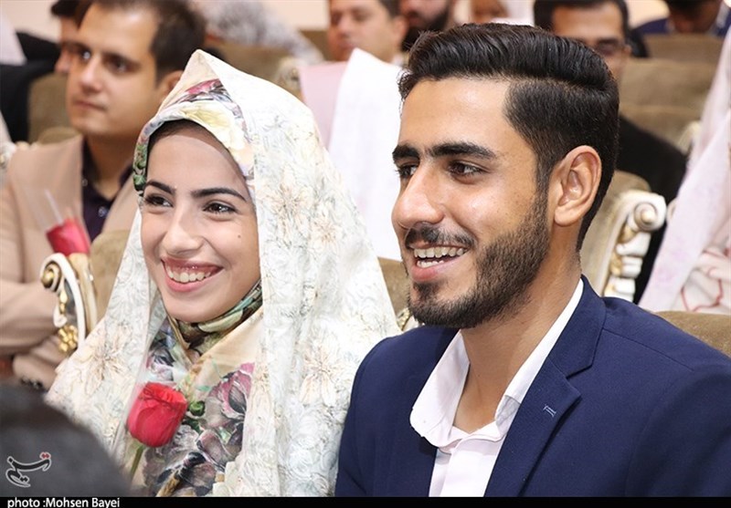 هجدهمین جشن ازدواج بسیجیان کاشان برگزار شد+تصاویر