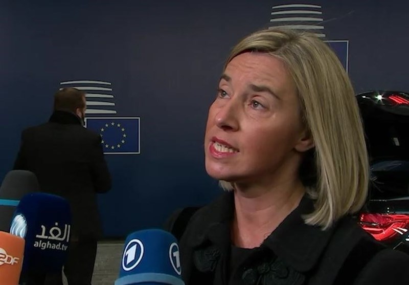 Mogherini: Work on Setting Up Financial Channel with Iran in Progress