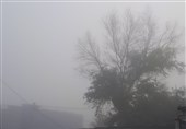 هوای مه آلود دهلران رویایی برای عابران پرخطر برای رانندگان