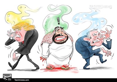 کاریکاتور/ترامپ پشت«بنسلمان» را خالی کرد