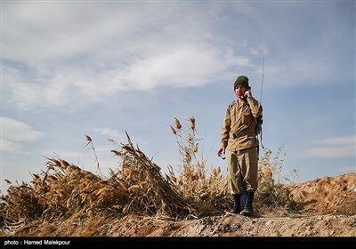 پشت صحنه فیلم کوتاه نهر خون به کارگردانی رضا انصارین