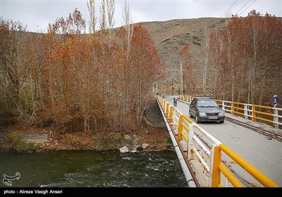 زاینده رود میں موسم خزاں کی تصویری جھلکیاں