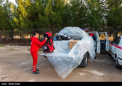 اردو توان افزایی و تمرین مشترک جمعیت هلال احمر استان فارس