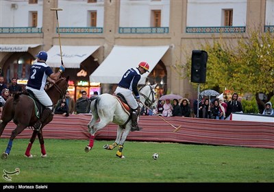 مسابقات چوگان در میدان نقش جهان به مناسبت روز اصفهان