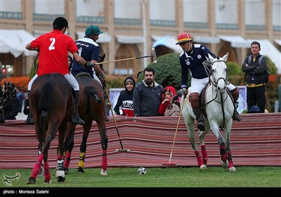 مسابقات چوگان در میدان نقش جهان به مناسبت روز اصفهان