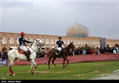 مسابقات چوگان در میدان نقش جهان به مناسبت روز اصفهان