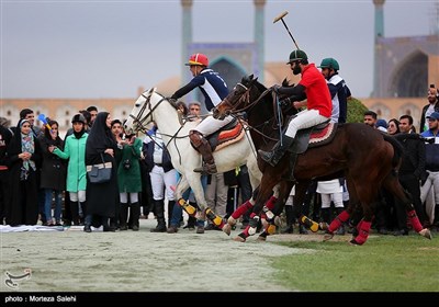 مسابقات چوگان در میدان نقش جهان به مناسبت روز اصفهان