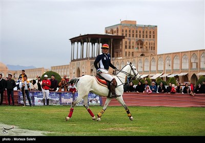 مسابقات چوگان در میدان نقش جهان به مناسبت روز اصفهان