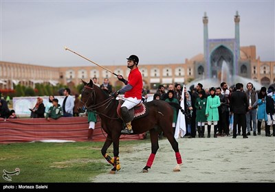 مسابقات چوگان در میدان نقش جهان به مناسبت روز اصفهان