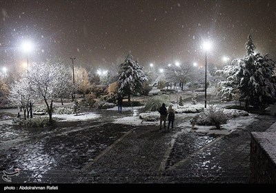 ایران: ہمدان میں موسم خزاں کی پہلی برف باری