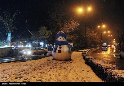 ایران: ہمدان میں موسم خزاں کی پہلی برف باری