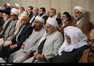 دیدار میهمانان اجلاس بین‌المللی وحدت اسلامی با رهبرمعظم انقلاب