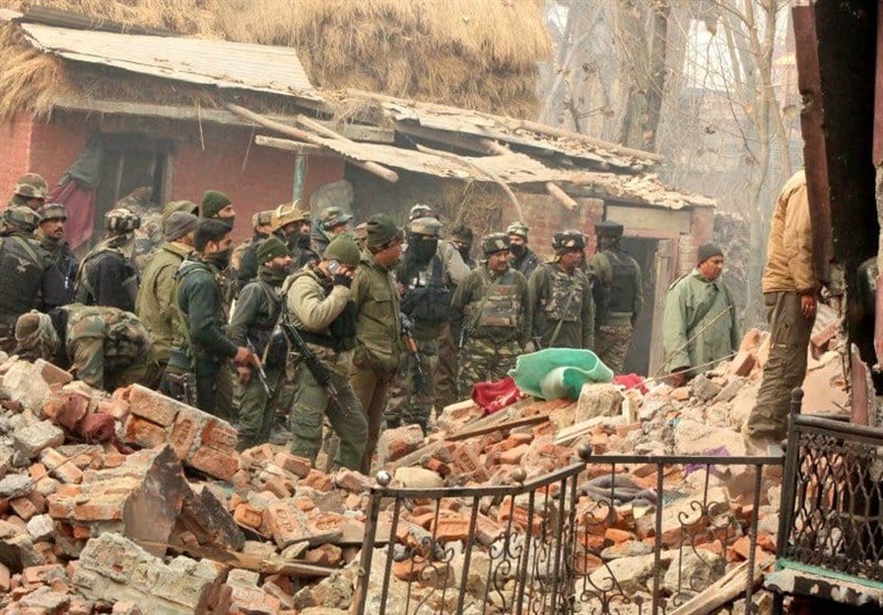 مقبوضہ کشمیر میں بھارتی فوج کی جارحیت کا سلسلہ جاری، ایک گھر مکمل تباہ ہوگیا