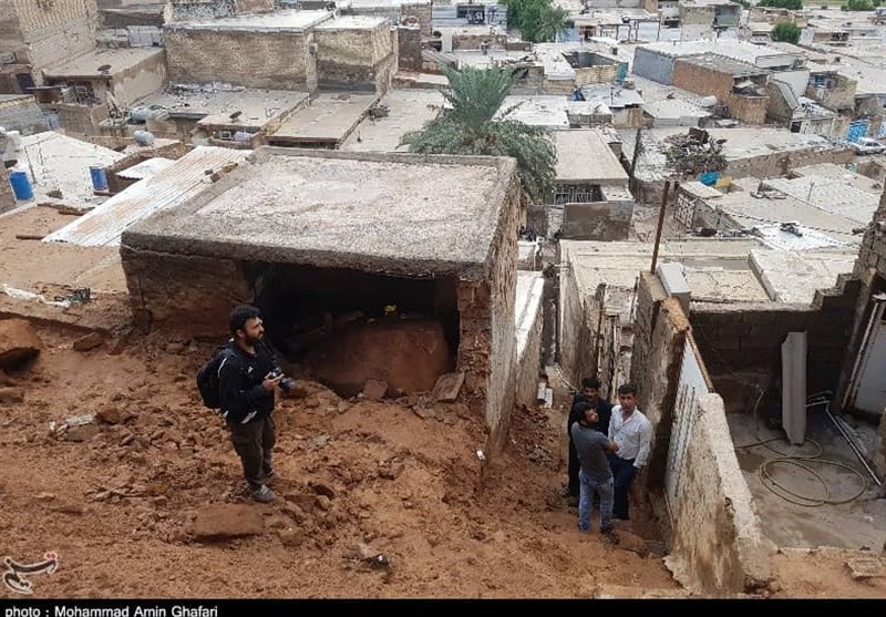 خوزستان|زندگی در همسایگی خطر؛ ریزش مجدد کوه در منطقه منبع آب اهواز پس از بارندگی