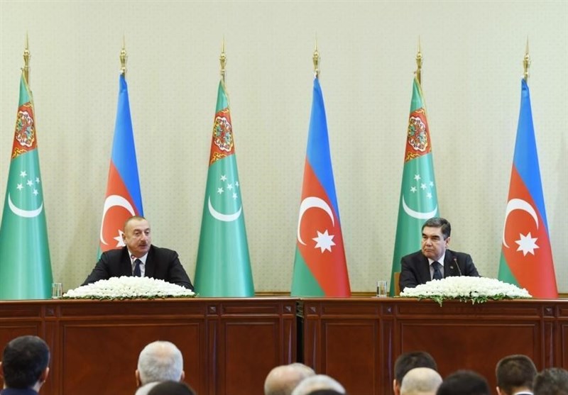 همکاری‌های ترانزیتی در خزر محور اصلی بیانیه مشترک روسای جمهور آذربایجان و ترکمنستان