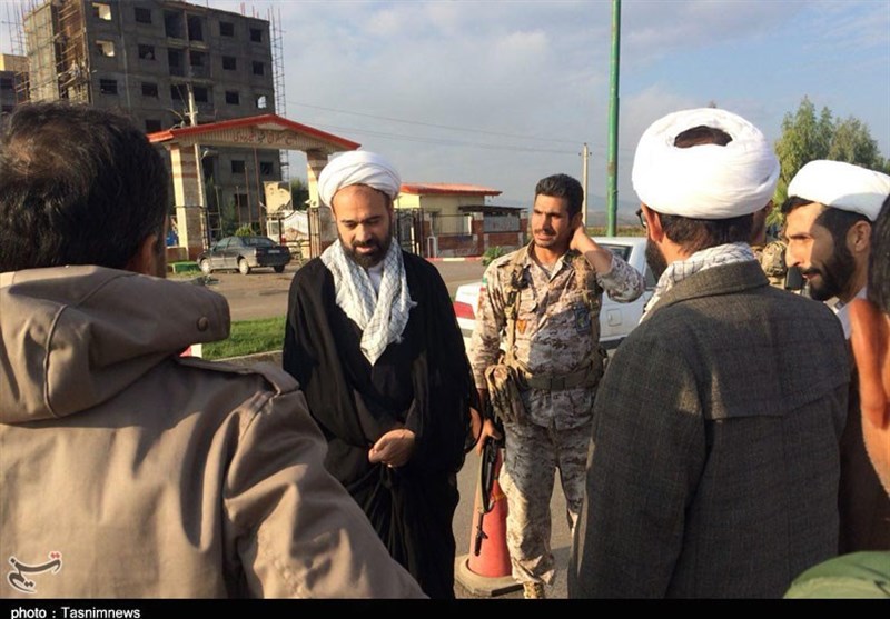 مسئول نمایندگی ولی فقیه در سپاه کرمانشاه از مناطق زلزله‌زده بازدید کرد