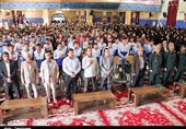 تجمع بسیجیان بوشهری به روایت تصویر