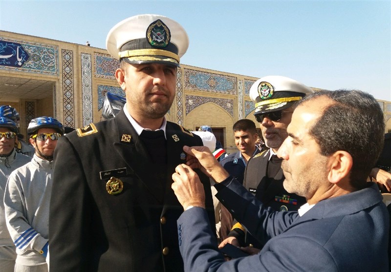 دوچرخه‌سواران نیروی دریایی ارتش ‌وارد شیراز شدند