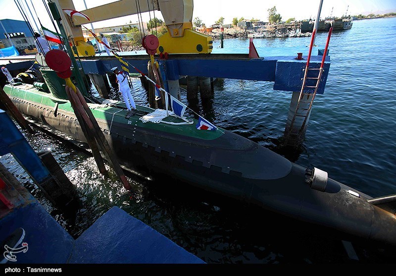iran sub launched cruise missile