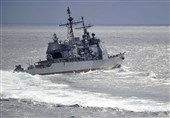 چین برای بیرون راندن ناو آمریکایی کشتی جنگی اعزام کرد