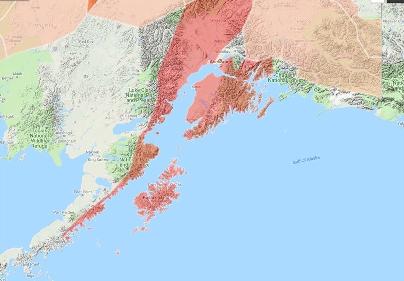 زلزله قوی آلاسکا را لرزاند