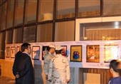 آثار هنرمندان در نمایشگاه «اهواز سرافراز» در بوشهر ارائه شد