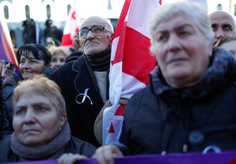 Thousands in Georgia Protest against Presidential Election Results