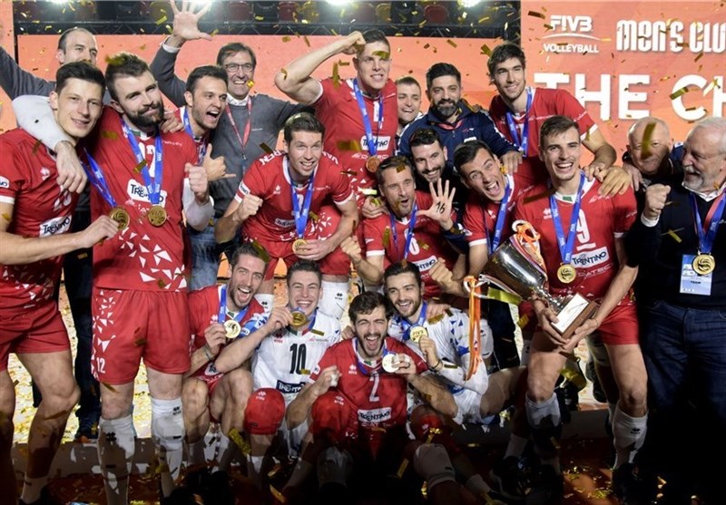 والیبال باشگاه‌های جهان|ترنتینو قهرمان شد/ مدال برنز به فاکل رسید