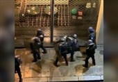French Police Officers Videoed Beating Up Protester