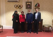 دیدار نایب رئیس فدراسیون جهانی ژیمناستیک با دبیرکل کمیته ملی المپیک