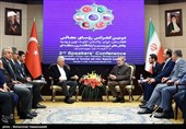 Iran Parliament Speaker Meets Turkish, Afghan Counterparts in Tehran