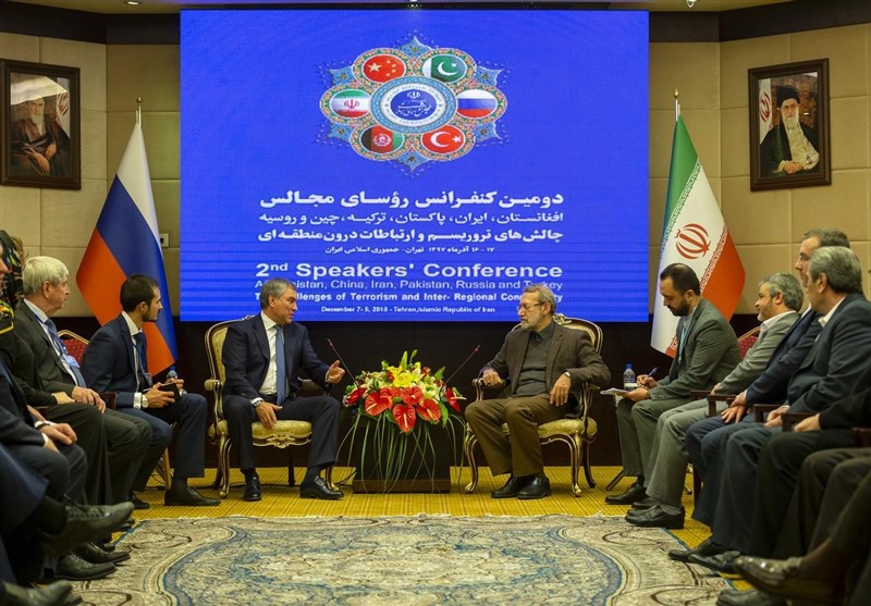 لاریجانی: نشست آستانه ساز وکار قابل اقتباسی برای سایر مسائل منطقه دارد