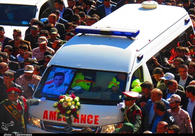 تشییع پیکر شهید حادثه تروریستی چابهار به روایت تصاویر