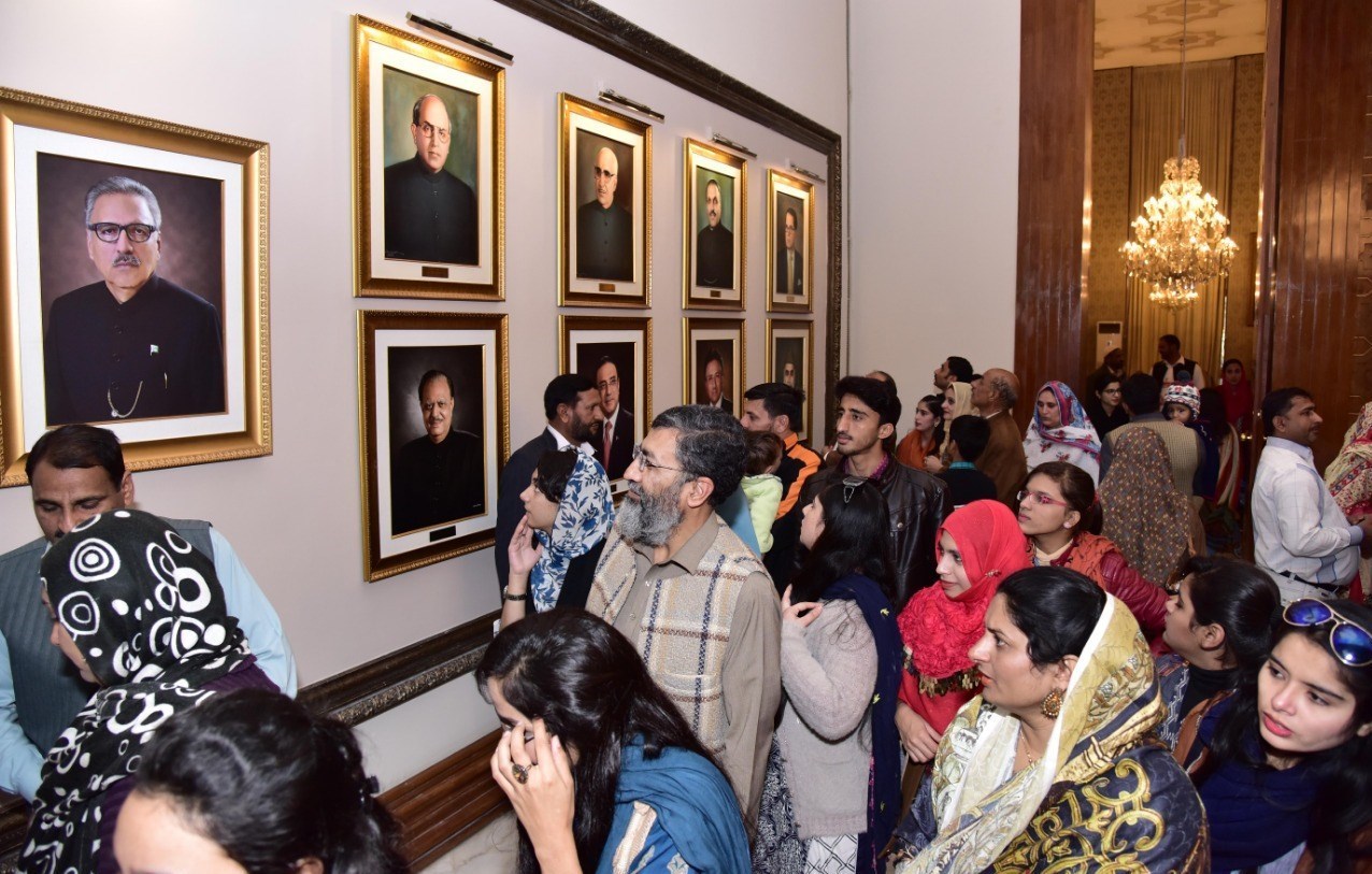 درب کاخ ریاست جمهوری پاکستان به روی مردم باز شد +تصاویر