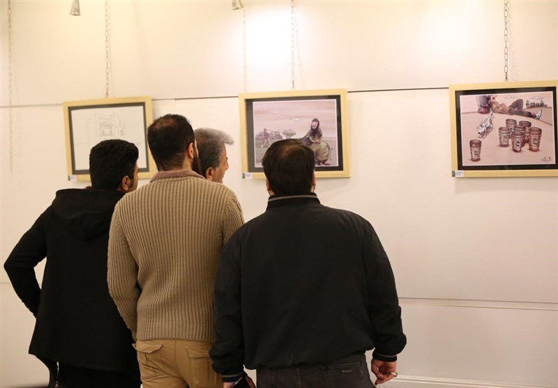 نمایشگاه کاریکاتور &quot;اختلاس و احتکار&quot; در کرمانشاه برپا می‌شو‌د