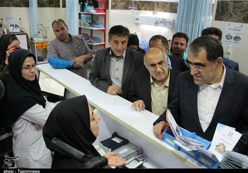 سفر وزیر بهداشت به کرمان به روایت تصویر