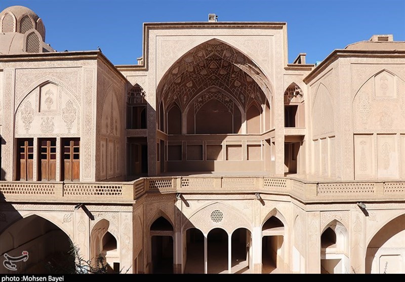 کاشان| خانه عباسیان زیباترین بنای مسکونی ایران+تصاویر