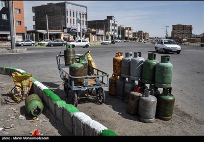 زاہدان میں گیس کی فروخت