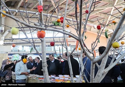 بازدید پیروز حناچی شهردار تهران از یازدهمین نمایشگاه محصولات غذایی ارگانیک