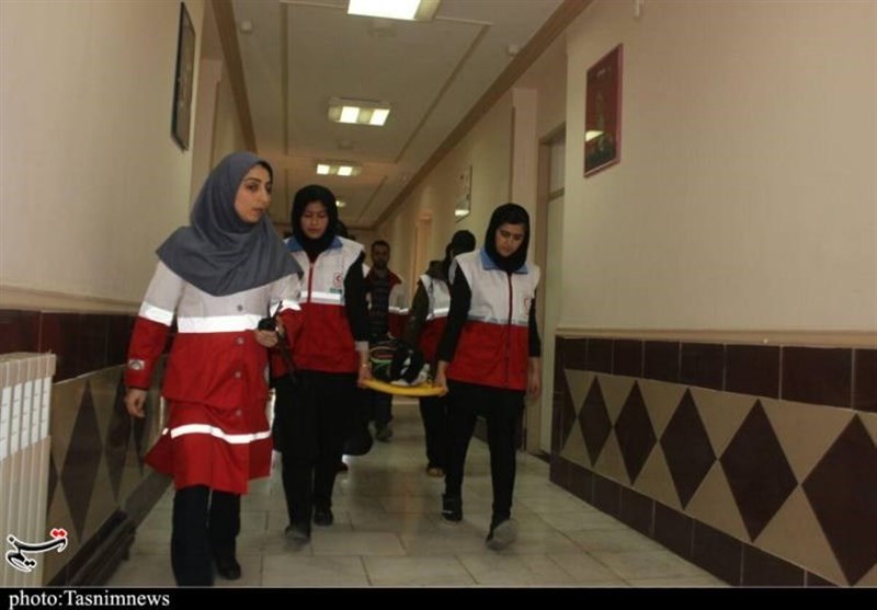 مانور زلزله در خوابگاه‌های دانشجویی استان گلستان برگزار شد+تصاویر