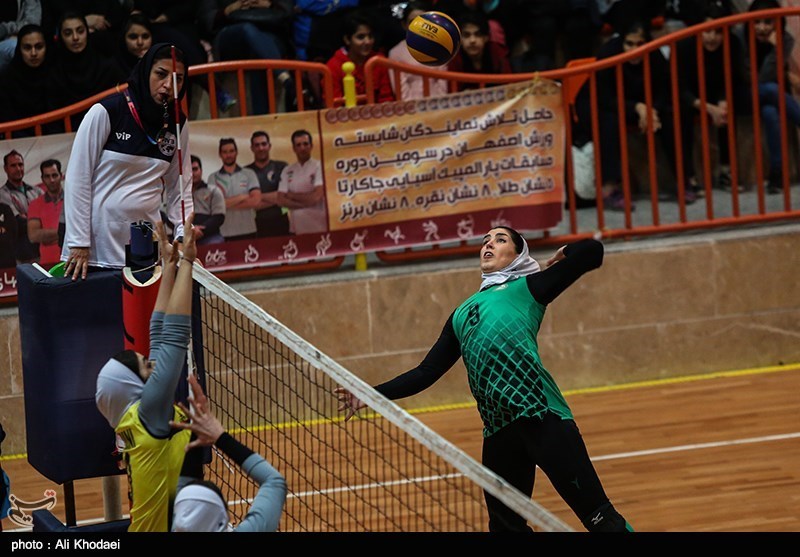 لیگ برتر والیبال بانوان| سایپا روی نوار پیروزی