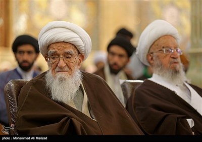 مراسم جشن میلاد امام حسن عسگری(ع)با حضور مراجع تقلید