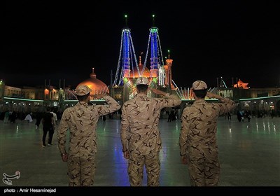 زایران حرم حضرت معصومه (س)