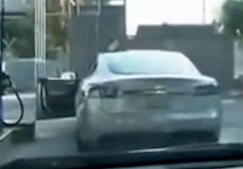 Video Shows Hilarious Moment Woman Tries to Fill Up Her Telsa Electric Car with Gas