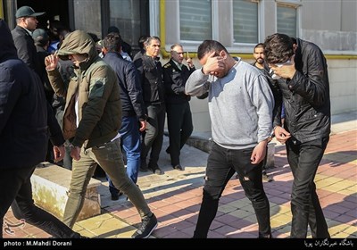 دستگیری اراذل و مزاحمین محله های تهران