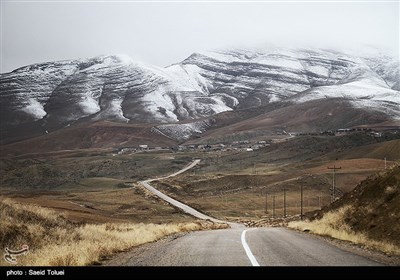 ایران کے صوبہ خراسان شمالی میں سال کی پہلی برف باری