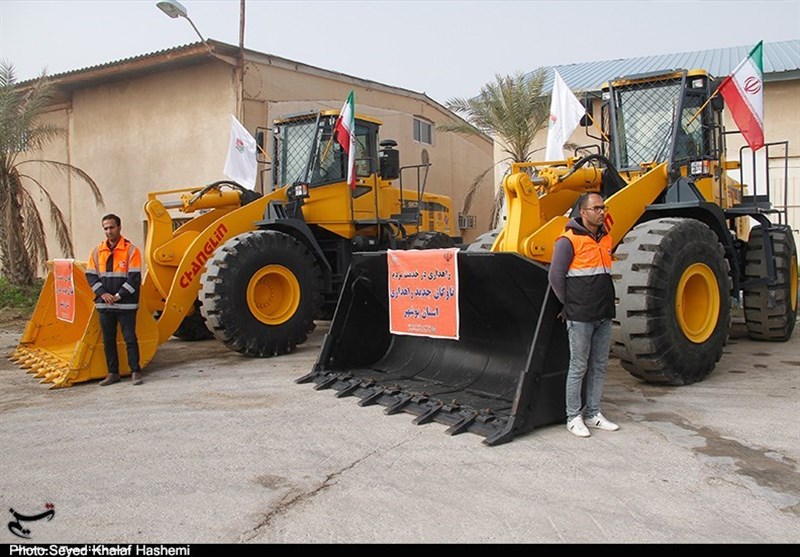 11 دستگاه ماشین‌آلات سنگین به ناوگان راهداری استان بوشهر افزوده شد