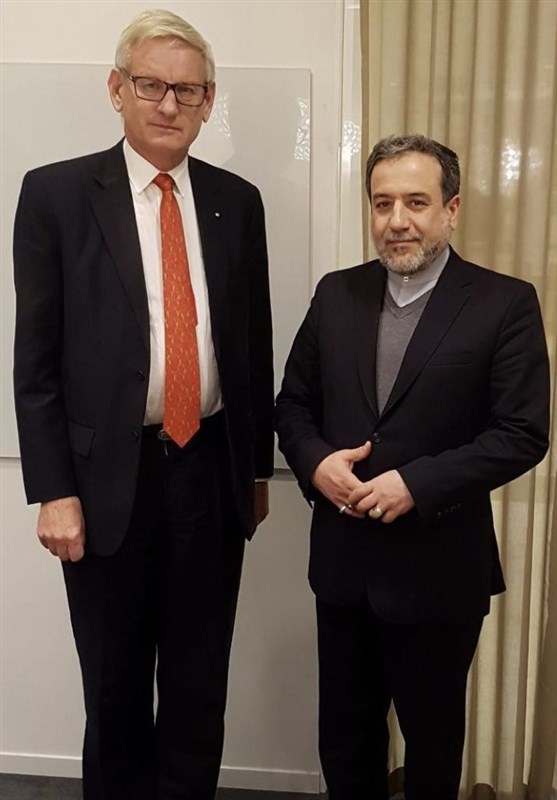 دیدار عراقچی با نخست وزیر اسبق سوئد در استکهلم