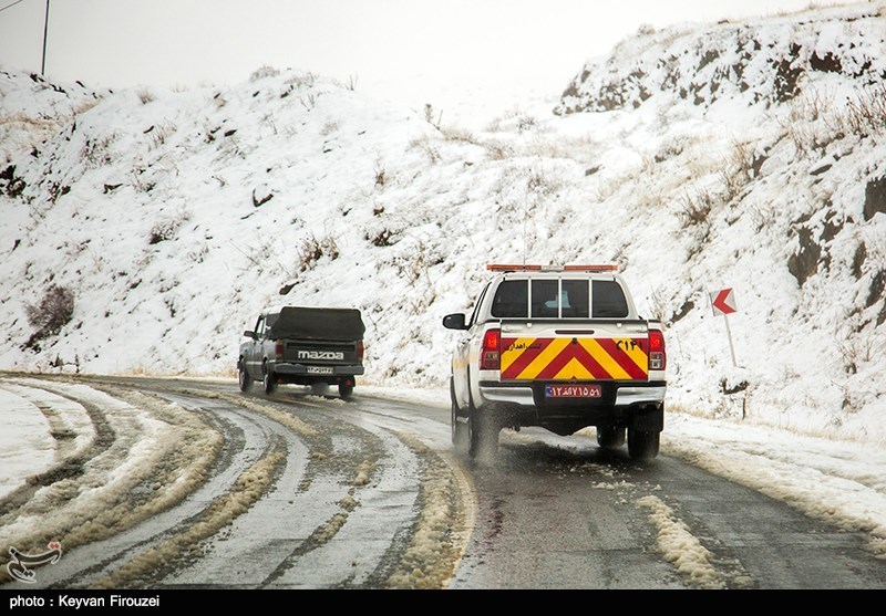جاده‌های استان مازندران لغزنده است